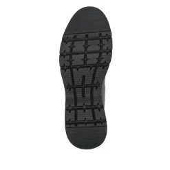 Wide-Fit Sheepskin Leather Slip-Ons - Black