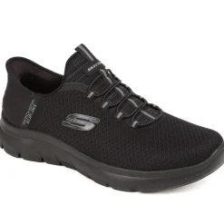 Wide Fit Skechers Slip-ins: Summits - High Range - Black