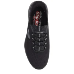 Wide Fit Skechers Slip-ins: Summits - High Range - Black