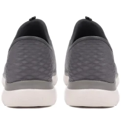 Wide Fit Skechers Slip-ins: Summits - High Range - Charcoal
