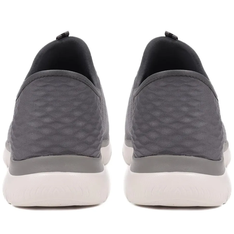 Wide Fit Skechers Slip-ins: Summits - High Range - Charcoal
