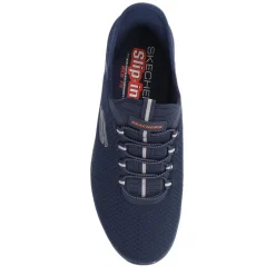 Wide Fit Skechers Slip-ins: Summits - High Range - Navy