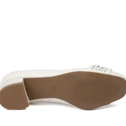 Wide Fit Slip On Court Shoes - Beige