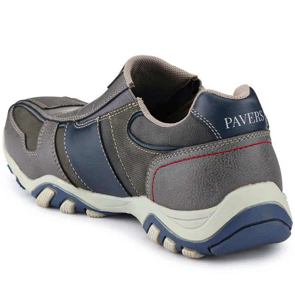 Wide Fit Slip-On Trainers - Dark Grey