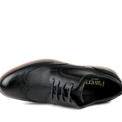 Wide Fit Smart Lace Up Brogues - Black