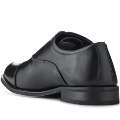 Wide Fit Smart Lace Up Shoes - Black