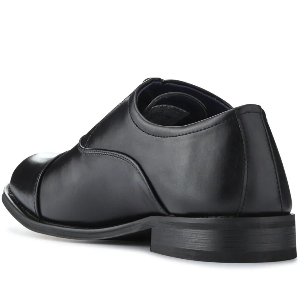 Wide Fit Smart Lace Up Shoes - Black