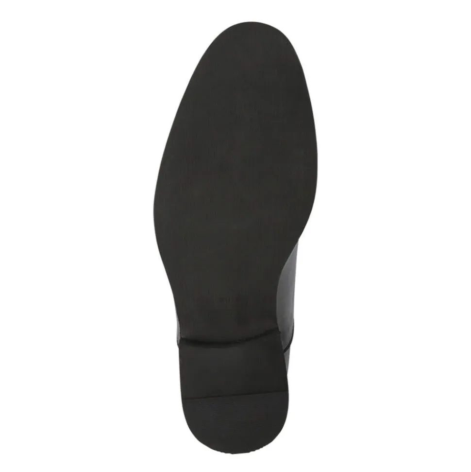 Wide Fit Smart Lace Up Shoes - Black