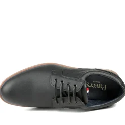 Wide Fit Smart Lace Up Shoes - Black