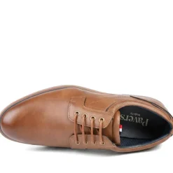 Wide Fit Smart Lace Up Shoes - Tan