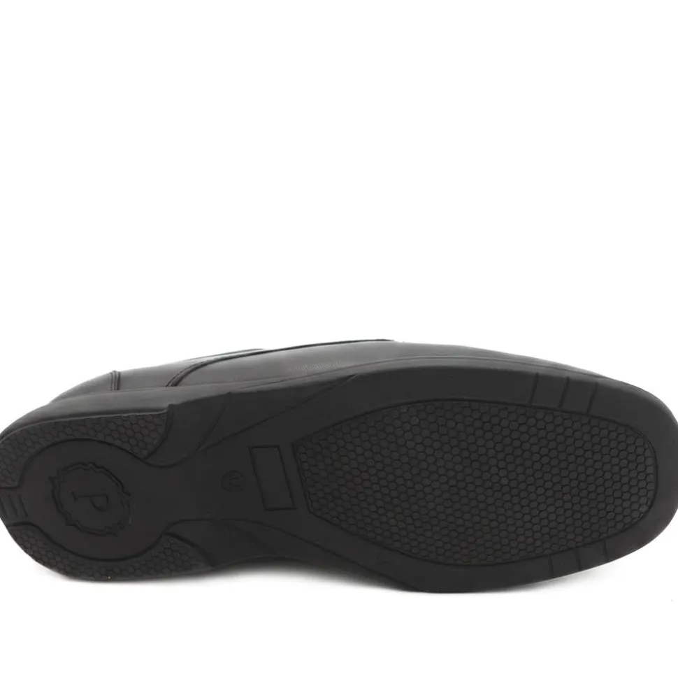 Wide Fit Smart Leather Lace Up Shoes - Black
