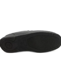 Wide Fit Smart Leather Slip On Shoes - Black