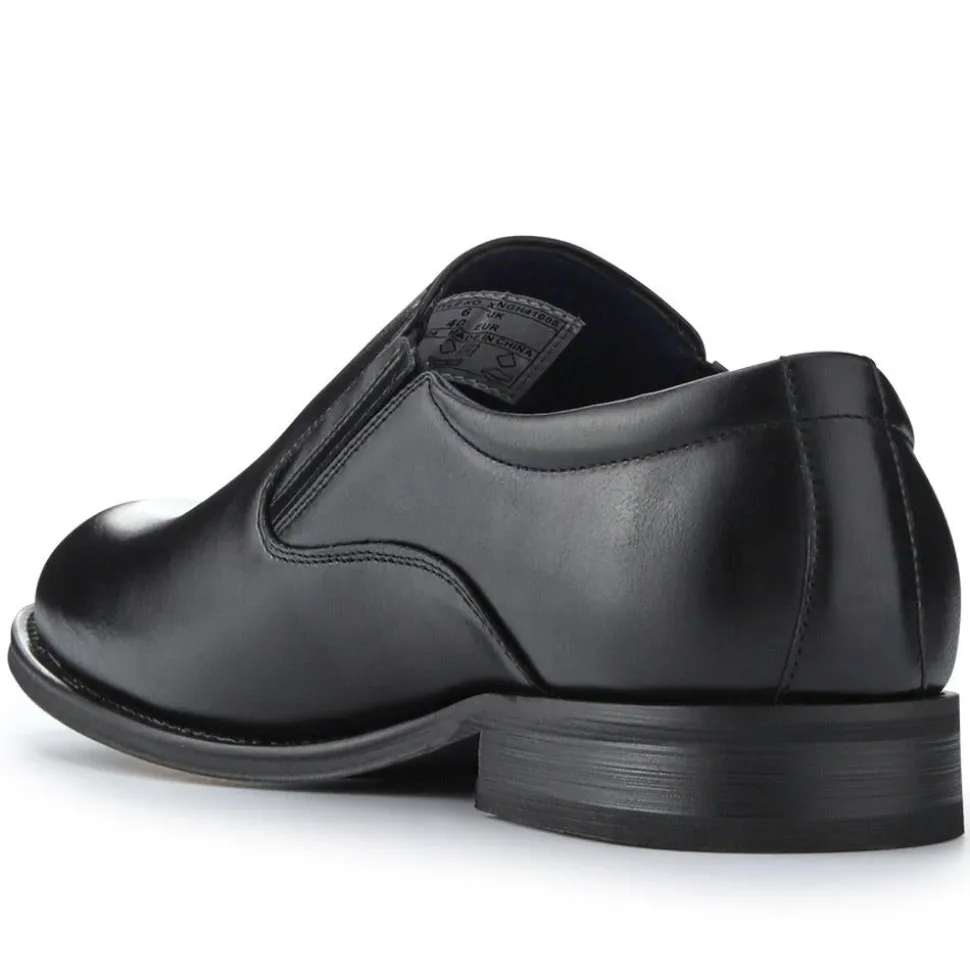Wide Fit Smart Slip On Shoes - Black