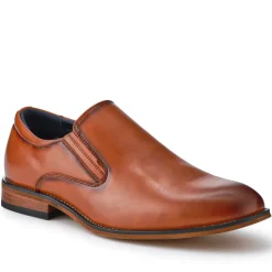 Wide Fit Smart Slip On Shoes - Tan