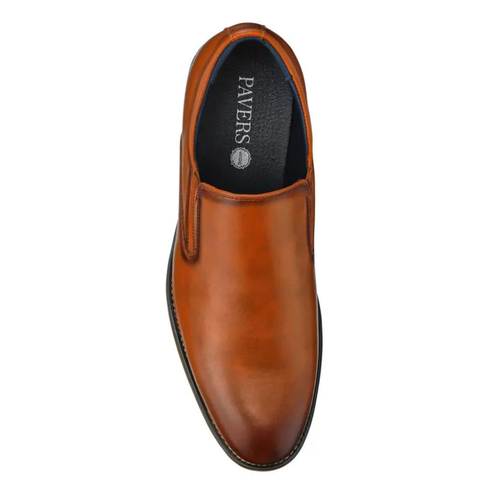 Wide Fit Smart Slip On Shoes - Tan