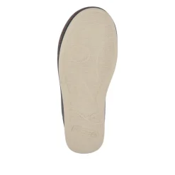 Wide Fit Supportive Mule Slippers - Khaki