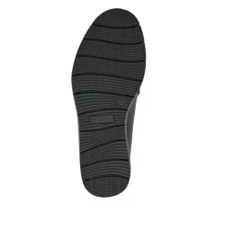 Wide Fit Tasselled Chunky Moccasins - Black