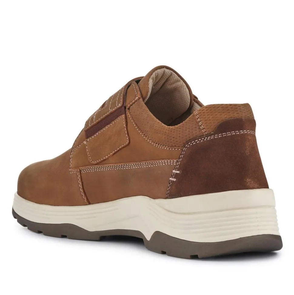 Wide-Fitting Casual Shoes - Mocha