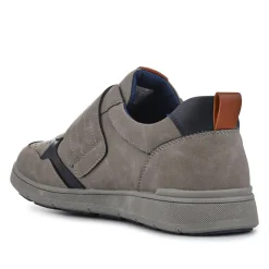 Wide-Fit Touch-Fasten Comfort Shoes - Grey