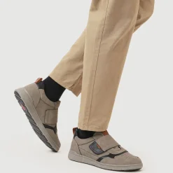 Wide-Fit Touch-Fasten Comfort Shoes - Grey
