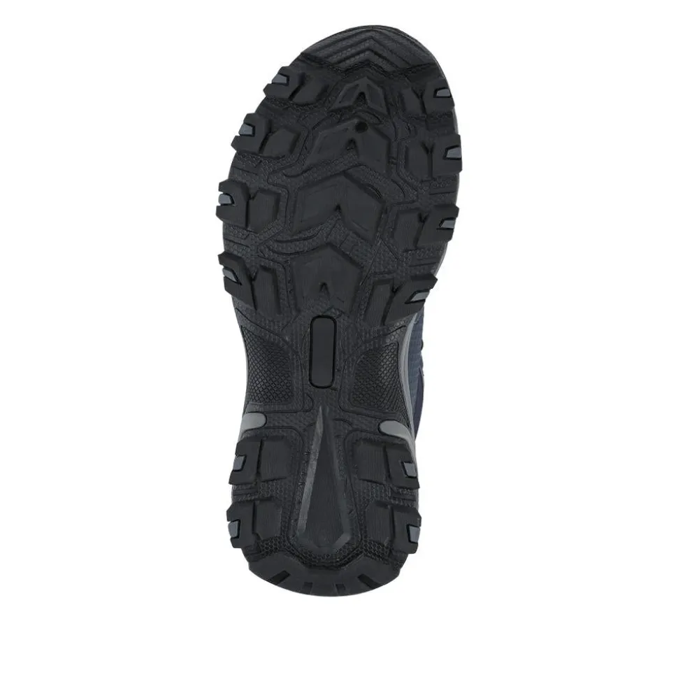 Wide Fit Water-Resistant Walking Boots - Navy