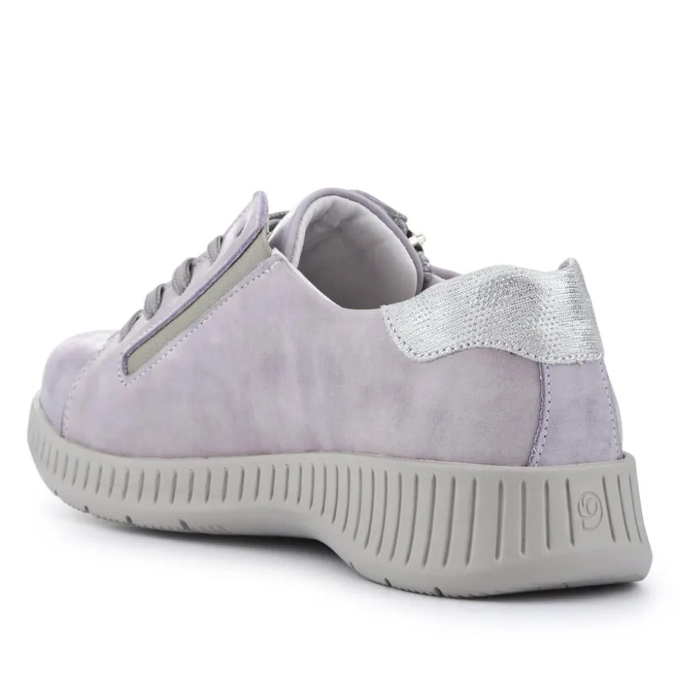 Wide-Fit Zip-Fastening Trainers - Grey