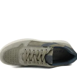 Wide Fit Zip & Lace Casual Trainers - Khaki