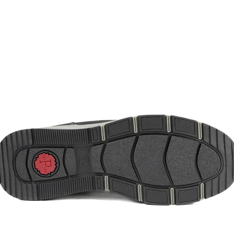 Wide Fit Zip & Lace Fasten Casual Trainers - Black