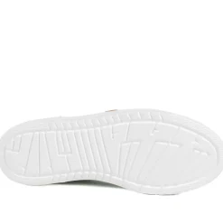 Wide Fit Zip & Lace Platform Trainers - Green