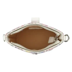 Woven Cross-Body Bag - White Floral