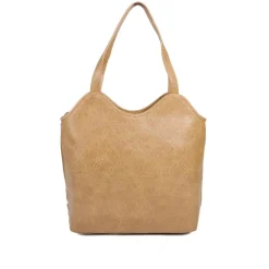 Woven Daily Shoulder Bag - Beige Multi