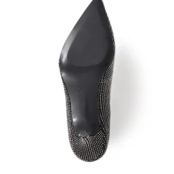 Yanna Embellished Court Shoes - Pewter