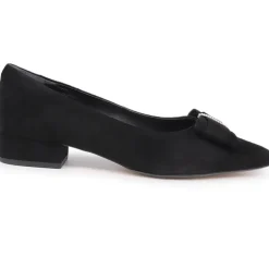 Zanzibar Pointed-Toe Flats - Black