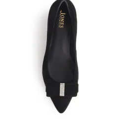 Zanzibar Pointed-Toe Flats - Black