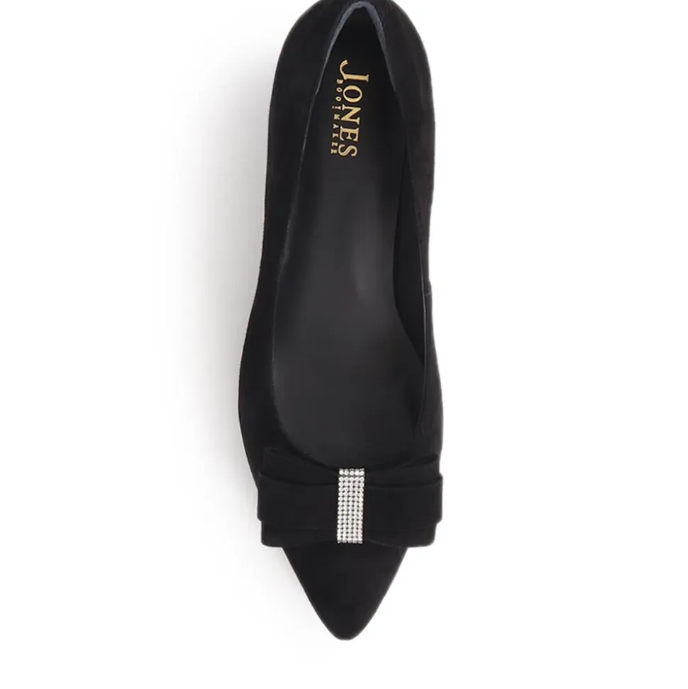 Zanzibar Pointed-Toe Flats - Black