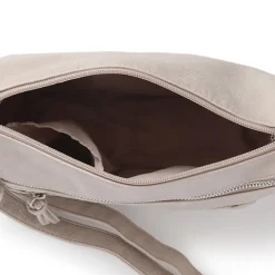 Zip-Close Cross-Body Bag - Slate