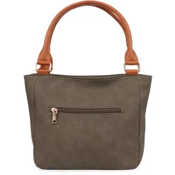 Zip-Close Shoulder Bag - Multi
