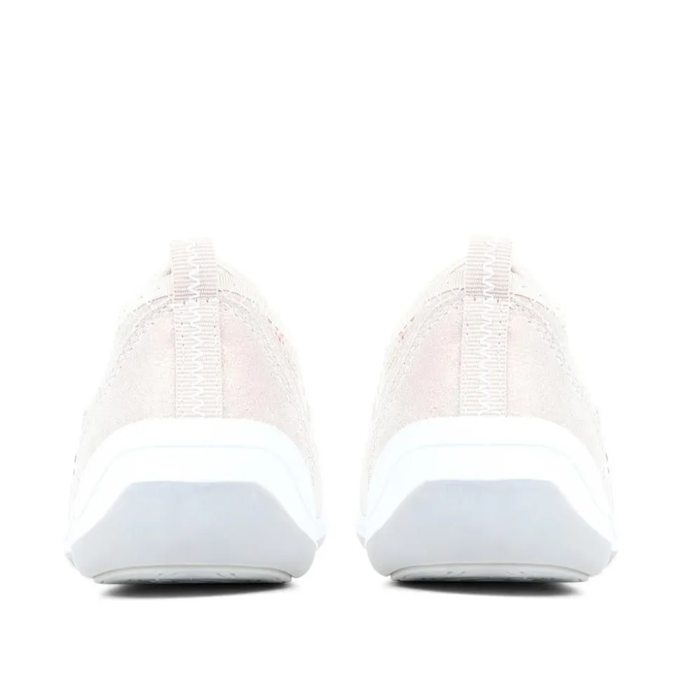Zip Fastening Trainers - Floral