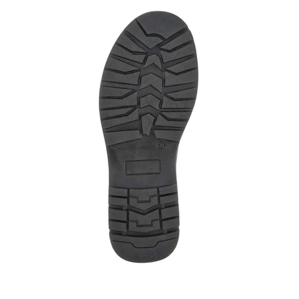 Zip & Lace Casual Daily Shoes - Black Rose Floral