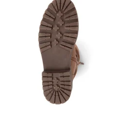 Zip-Up Calf Boots - Tan