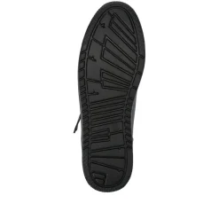 Zip Up Chunky Platform Trainers - Black Patent