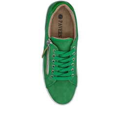 Zip Up Chunky Platform Trainers - Green