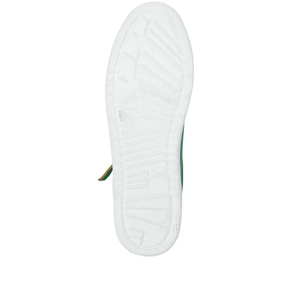 Zip Up Chunky Platform Trainers - Green