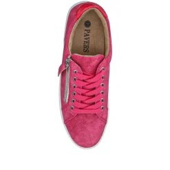 Zip Up Chunky Platform Trainers - Hot Pink