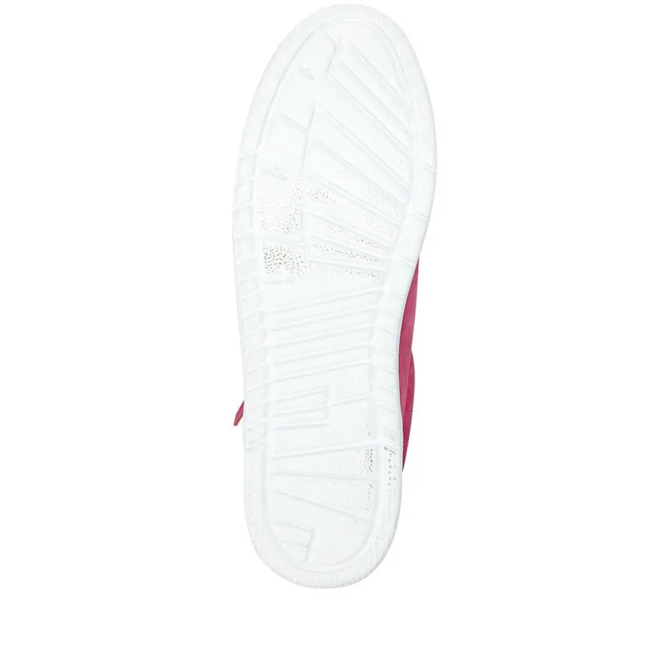 Zip Up Chunky Platform Trainers - Hot Pink
