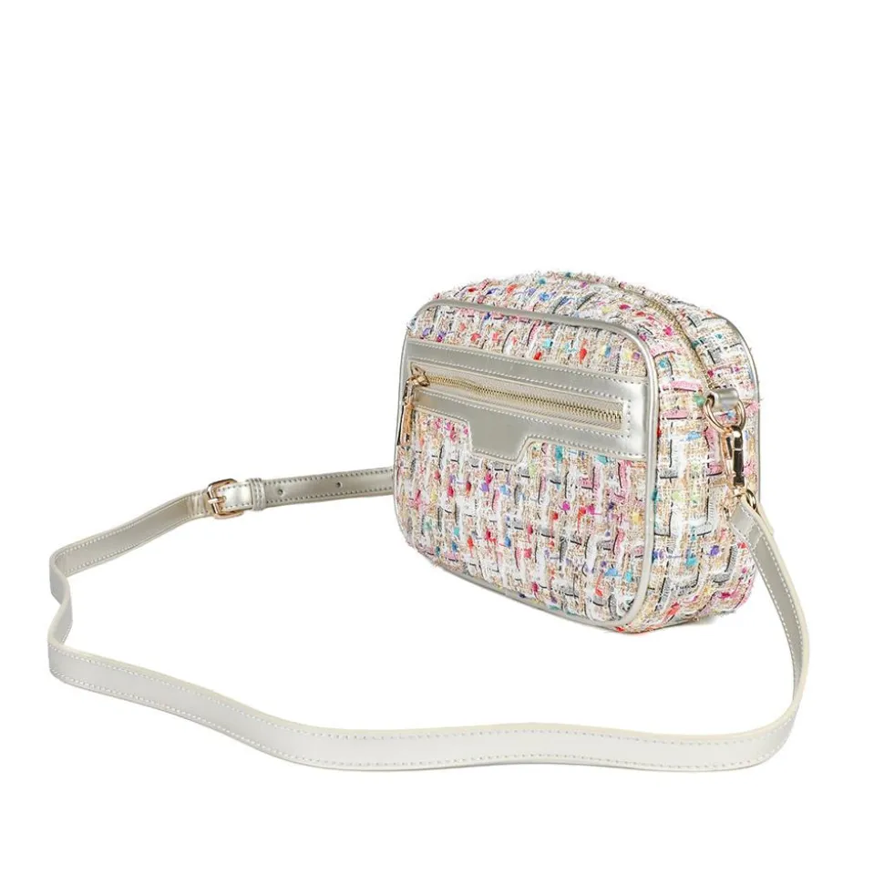 Zip Up Shoulder Bag - Multi