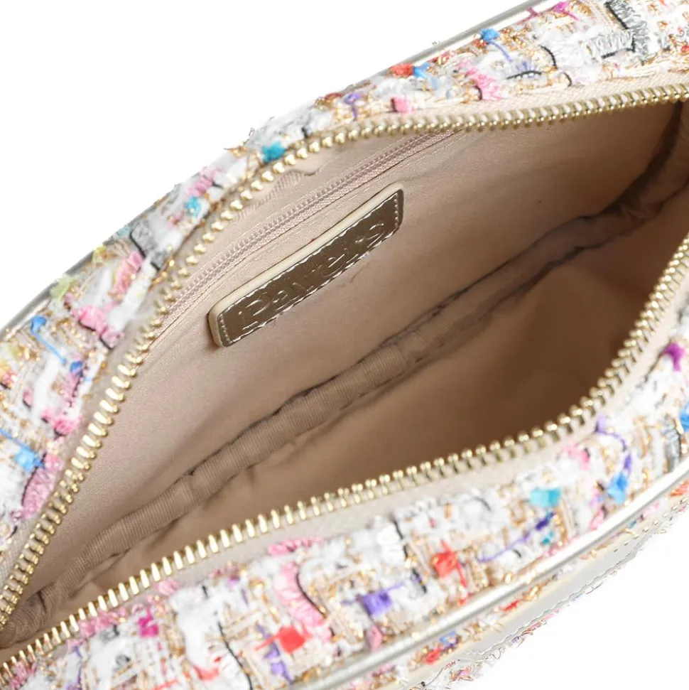 Zip Up Shoulder Bag - Multi