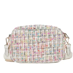 Zip Up Shoulder Bag - Multi