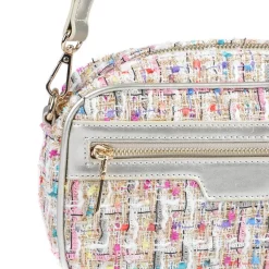 Zip Up Shoulder Bag - Multi