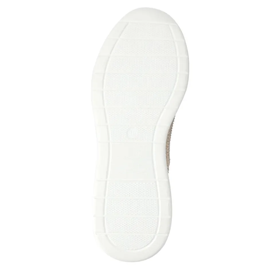 Zip-Up Trainers - Beige